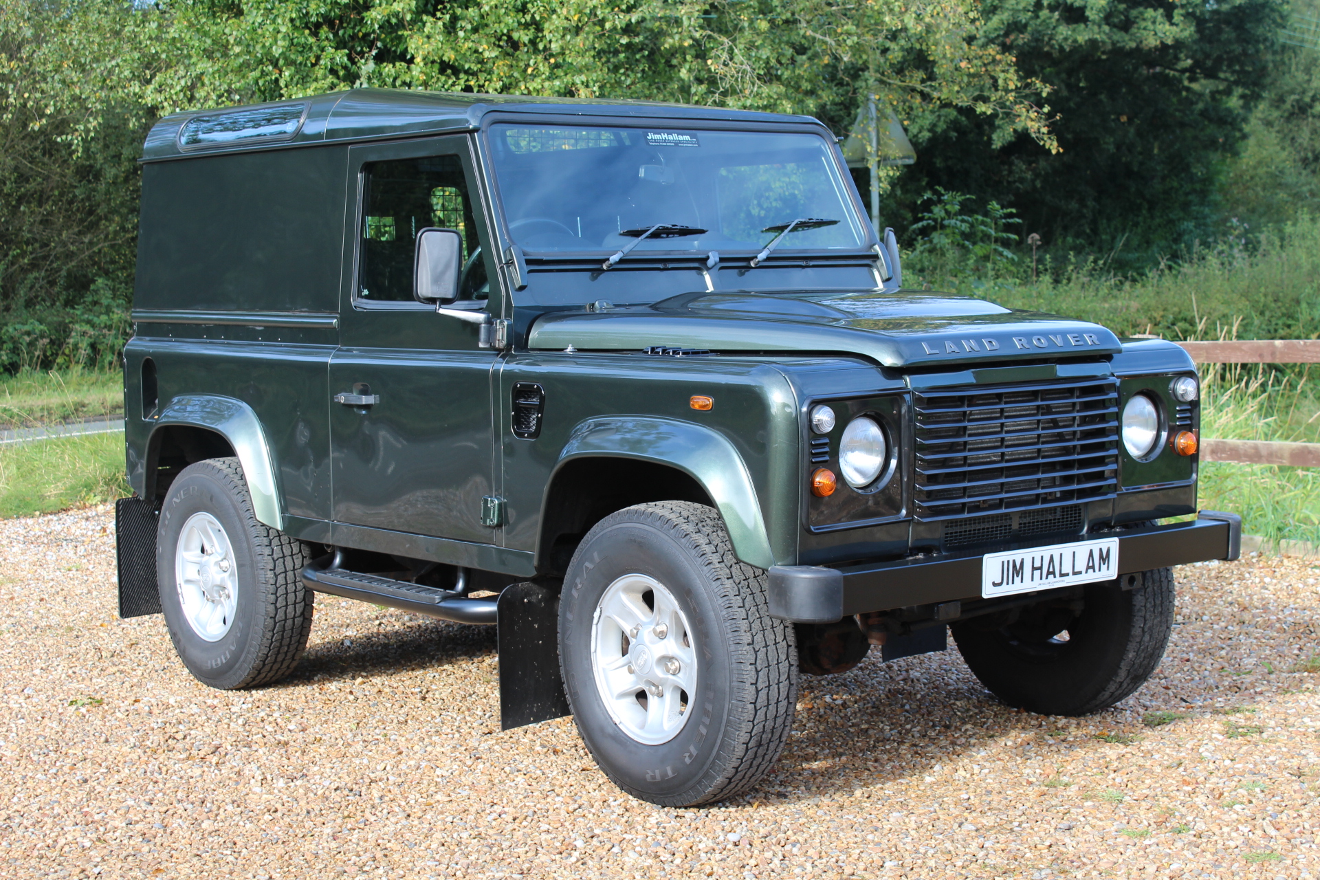 2008 08 Defender 90 TDCI Hard Top Tonga Green