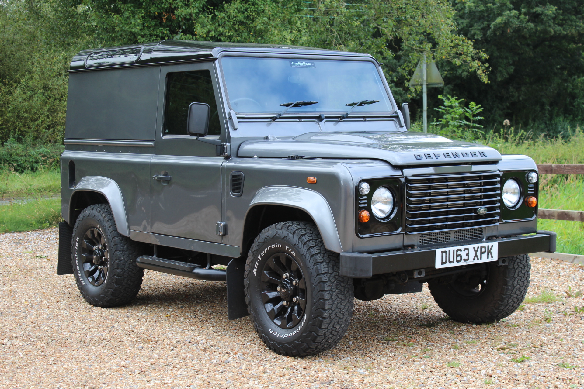 2013 63 DEFENDER 90 TDCI COUNTY HARD TOP CORRIS GREY