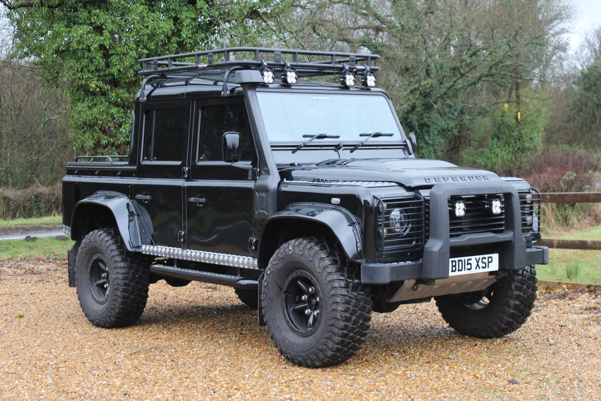 2015 15 DEFENDER 110 TDCI XS DOUBLE CAB SANTORINI BLACK